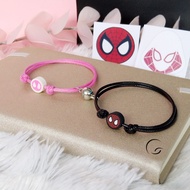 Spiderman Miles Morales Gwen Stacy GOF6 Couple Magnetic Bracelet Model 1 Slide Bracelet Couple Brace