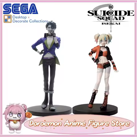 In Stock Original Sega Desktop X Decorate Collections Suicide Squad Isekai Harley Quinn Joker Cartoo