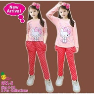 Lp621-5 pants set for girls 5-11 years old