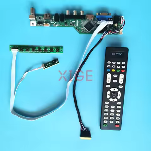 Driver Controller Board For LP156WD1-TLA1/TLA2/TLB1/TLD2 Kit Laptop Screen HDMI+VGA+AV+USB 40-Pin LV