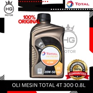 MESIN Motorcycle Engine Oil total Hi-perf 4T 300 20W-50 0.8l 20W50
