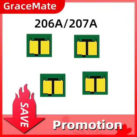 4PCs 206A 207A Chip Compatible for HP 207a Toner Cartridge Chip M282nw M283fdn M283fdw M283cdw M255d