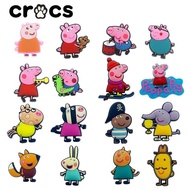 Crocs Jibbitz Peppa Pig Series Crocs Shoe Buckle Cute Cartoon Shoe Flowers Crocs charms Fashion Croc