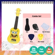 21 Inch Ukulele Soprano Ukulele Cartoon Ukulele Beginner Ukulele Hello Kitty Sponge Bob Mickey Mouse Gitar Kecil