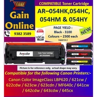 AR - CRG054HK 054H Compatible Toner Cart CRG054H Black Cyan Magenta Yellow for  Canon Printer 645cx 