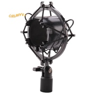 Universal 3KG Bearable Load Mic Microphone Shock Mount Clip Holder Stand Radio Studio Sound Recording Bracket Black Professional
