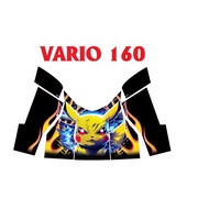 Lock fairing sticker for VARIO 160 BUNNY