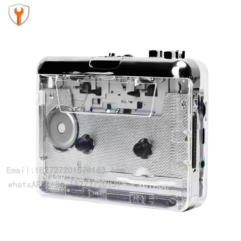 TON010 transparent tape drive, cassette drive, tape to MP3 type-c interface Walkman