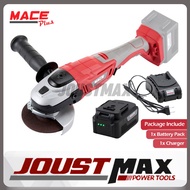 Mace Plus MT-AG21V Cordless Angle Grinder Polishing Cutting Machine with 4.0Ah Battery Pack