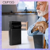 [Cilify.sg] Portable Radio with Speaker FM/AM Dual Band Radio Receiver for Walking Camping