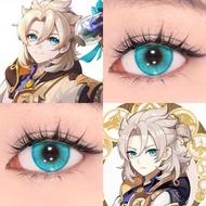 Abedo COS Cosmetic Contact Genshin Yagawa Aofeng God Swing Aomei Milkshake Aquamarine Color Renderin