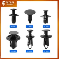 Package of 60 plastic latches sized 6mm, 7mm, 8mm, 9mm, 10mm to fit many positions in the car