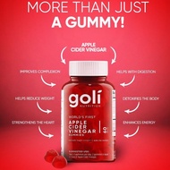 [Ready Stock] Goli Apple Cider Vinegar Gummy Vitamins by Goli Nutrition - 60 Gummies 4.9