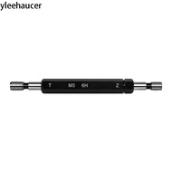 YLEEHAUCER Double Ends Thread Gauge, Black M5x0.8 Thread Plug Gauge, Durable 6H Tolerance Steel Mate
