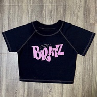 QR - ZG Contemporary Crop Tee Rib T-shirt / BRATZ BRATZ Crop Top