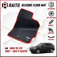RAITO MAT BMW X5 E70 5 Seater 2007 - 2013 Car Floor Mat Carpet Customised Car Mat Kereta Carpet