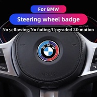 45MM Car Steering Wheel Badge Emblem Sticker Auto Styling For BMW 1 3 5 7 Series M Performance M3 M5