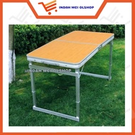 Meja Lipat Koper Portable Kaki Kotak / Folding Adjustable Table / Meja Lipat Koper Model Kaki Kotak