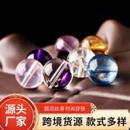 DIY Manik Longgar Manik Kristal Gelang Manik Gelang Manik Tunggal Aksesori Kalung Manik Menara Kunin