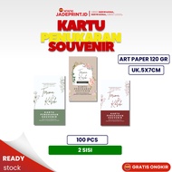 [CONTENTS 100PCS] SOUVENIR OFFERING CARDS READY TO SHIP UK. 5X7CM CONTENTS 100PCS PRINT 2 SIDES