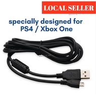[SG] 1.8m Charging Data Cable for Xbox One / Sony PS4 Playstation 4 Game Controller Charger Micro USB