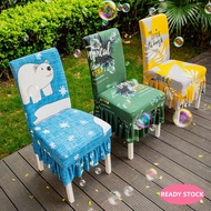 ✨ Ready Stock ✨ Sarung Kerusi General Elastic Force Dining Chair Cover Fabric Seat Cover Ho Restaurant Inn Stool Cushions Cover ชุดเก้าอี้ ผ้าคลุมเก้าอี้