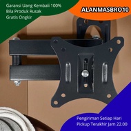 Universal Telescopic Wall Hanging TV Bracket for 10-32 Inch TV Monitor Vesa 75x75 100x100 Adjustable