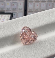 (全新) 培育心形粉鑽5.43ct IGI Fancy Intense Pink Heart Lab Grown Diamond 培育鑽石