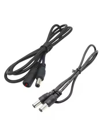 DC Power Extension Cable DC Male and Female Extension Cable 5.5x.2.1mm 22AWG Power Supply DC Cable R