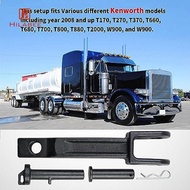 [UsusexaMY] Single Tow Hook A20-6014 Sturdy Black for Peterbilt 579 2008 And Newer