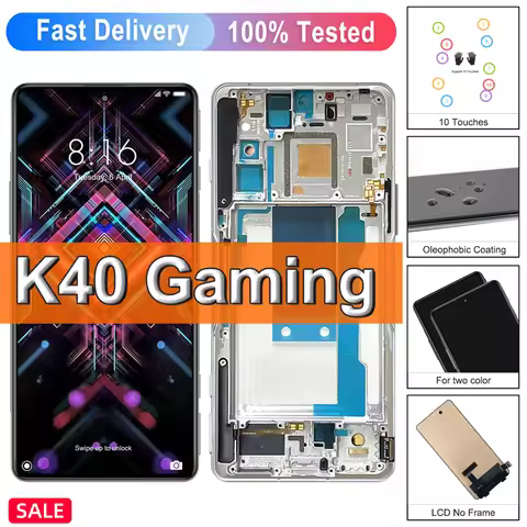 6.67'' New for Xiaomi Redmi K40 Gaming LCD Display touch screen digitizer Assembly for redmi k40 Gam