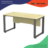 6 Feet Rectangular Shape Office Table with Square Metal Leg (180cm x 75 cm x 75cm) - Home & Office S