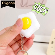 C5GOON 3D Printed Sensory Clicker Keychain Cute Cat Paw Tortoise Cake Love Heart Pendant Fingertip D