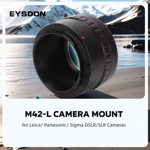 EYSDON M42 To L Mount Camera T-Ring Adapter for(Leica, Panasonic, Sigma) L Bayonet Astronomic Telesc