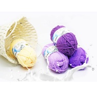 50g Colored 5-strand Crochet Yarn Milk Cotton Yarn Soft and Warm Knitted Thread Handmade Needle Thre
