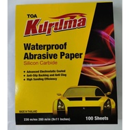 80#-1000# Toa Kuruma waterproof abrasive paper/sand paper