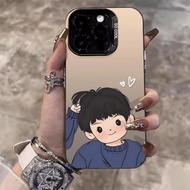 YX143 PREMIUM MATTE HARD CASE COUPLE AESTHETIC HARDCASE CASING HP COMPATIBLE FOR OPPO A3X A40 A1K C2