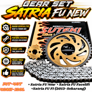 GEAR SET SATRIA FU 150 NEW GEAR PAKET SATRIA FU FI  SATRIA FU FACELIFT 2013 2014 INJEKSI BARONG