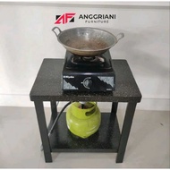 ONE BURNER STOVE TABLE 60X40X60