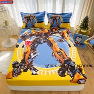Cartoon Bedsheet Transformers Fitted Bedsheet Boys Bed cover Bedsheet Single DMWJ