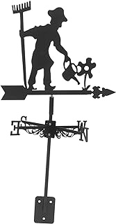 VANZACK Anemometer iron decorations wind mill sailboat wrought iron weather vanes for yard wind sock crafts spray paint wind indicator lawn water the flowers outdoor product