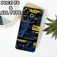 G4 - XIAOMI Case Latest F6 5Gpoco 2024 - Flexible rubber material - AESTHETIC MOTIF - XIAOMI silicon