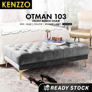 Kenzzo : Otman 103 Simple and Domain Ottoman Bench Chair Sofa/Sofa / Sofa Bench