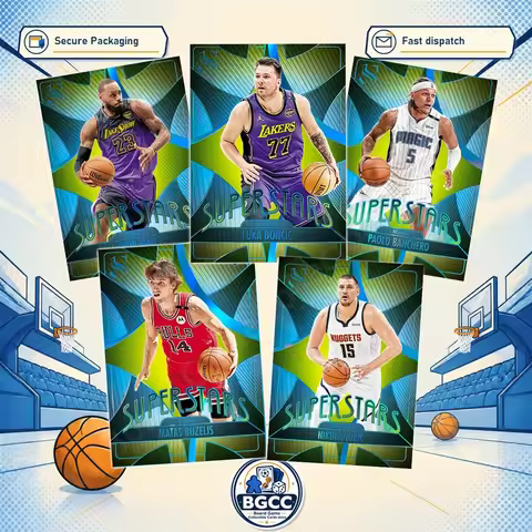 DIY Basketball Collection card NBA Panini Jordan Lebron James Kobe Paul Bancello Matas-Buzelis Karim