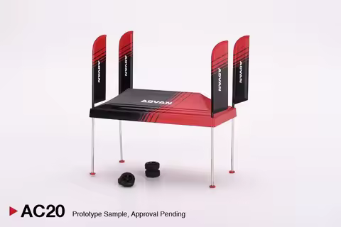MINIGT 1:64 AC20 Tent Set Scene Model