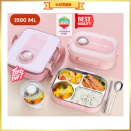 Bento Lunch Box For Kids Lunch Box Stainless Steel Kids Lunch Box Set With Bag