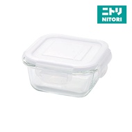 NITORI Heat Resistant Glass Storage Container 300ML Square