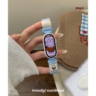 For xiaomi/mi band 10 nfc/Ceramic/mi band 9/mi band 8 nfc尼龙磁吸扣女生表带