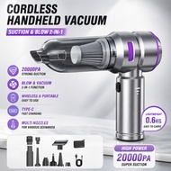 7-in-1 Wireless/Cordless Vacuum handheld air pump Cleaner Car vacuum cleaner 2-in-1 Vac/Air Duster