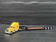 NORSCOT 1:87 Peterbilt 389 Heavy Duty Truck Low Bed Trailer Towable Car Model Loose Pack Diecast Veh